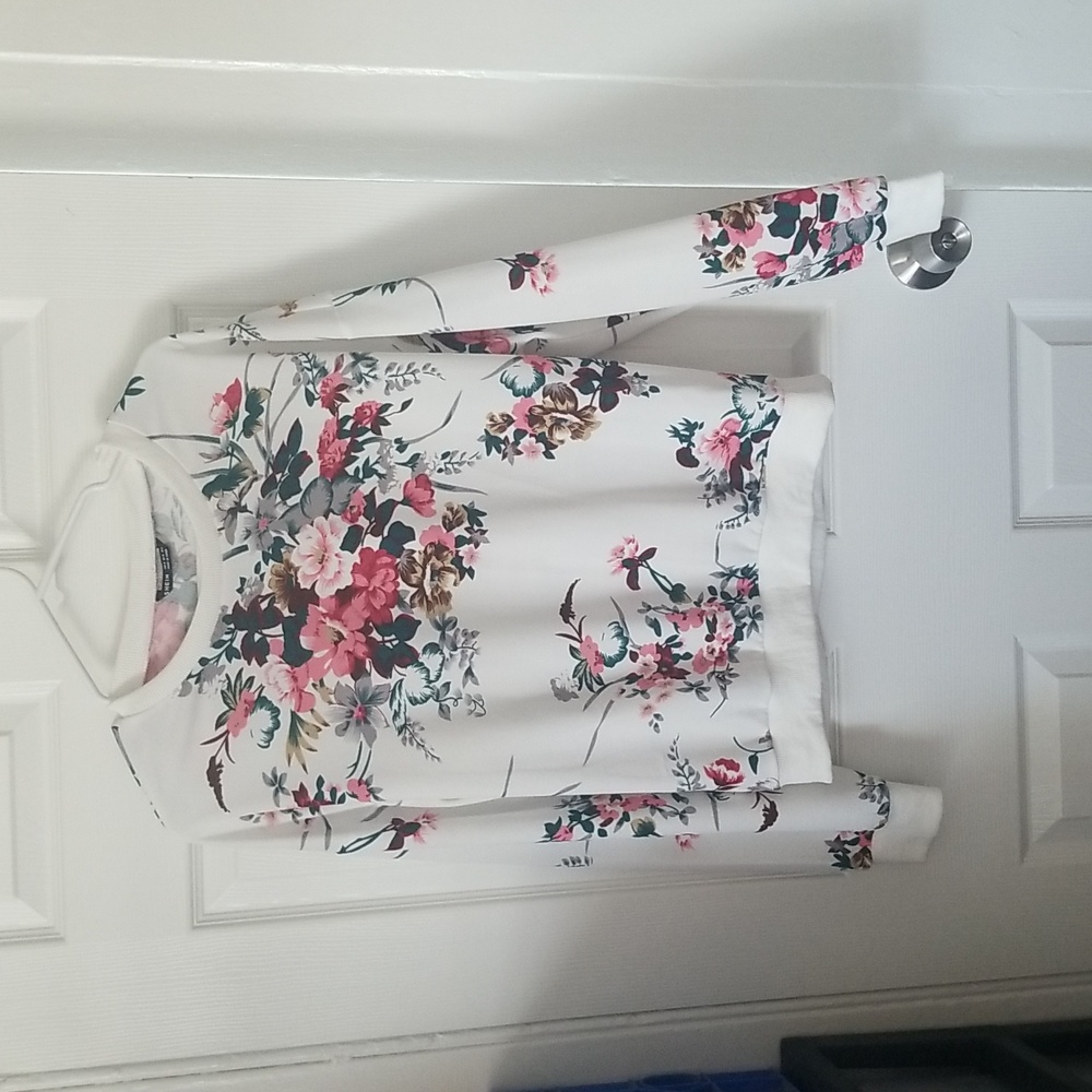 Womens floral sweater